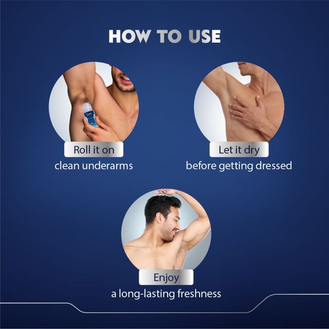 Nivea Fresh Active Underarm Roll On 72h Protection