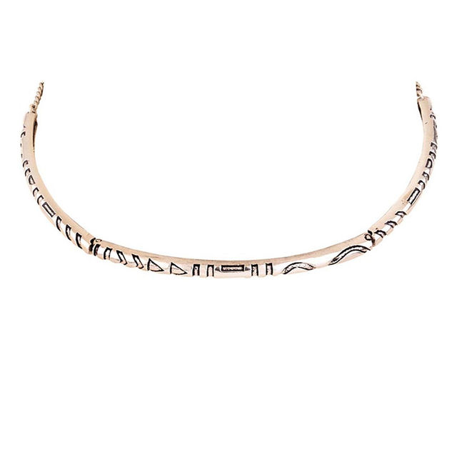 Voylla Aztec Bar Tribal Inspired Choker Necklace