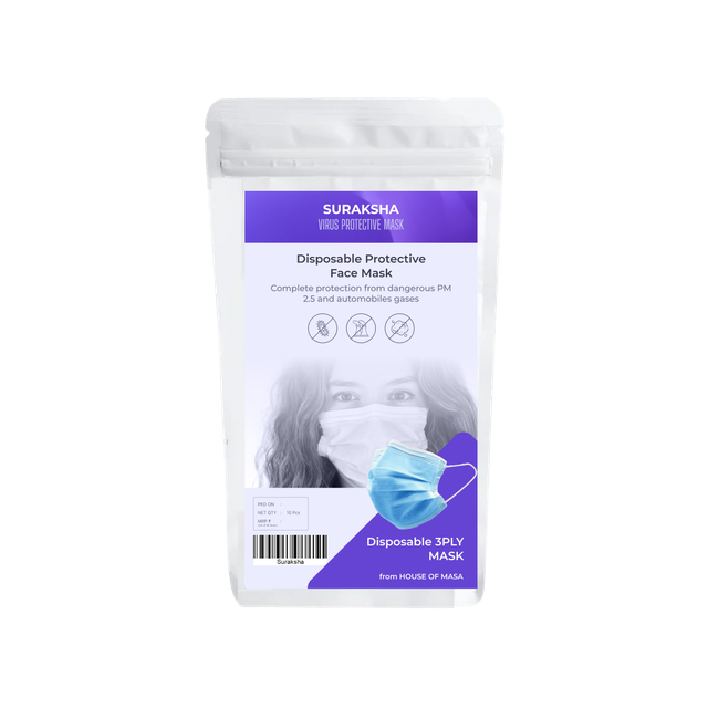 Suraksha Disposable Protective Face Mask