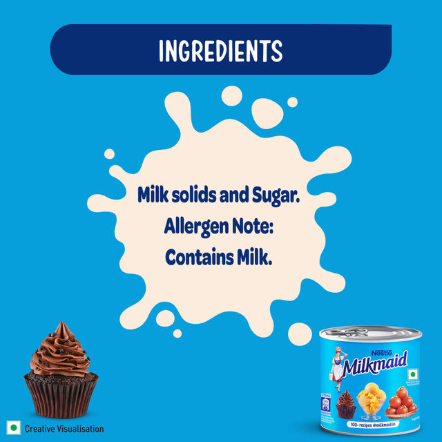 Nestle Milkmaid Partly Skimmed Sweetened Condensed Milk | Tin