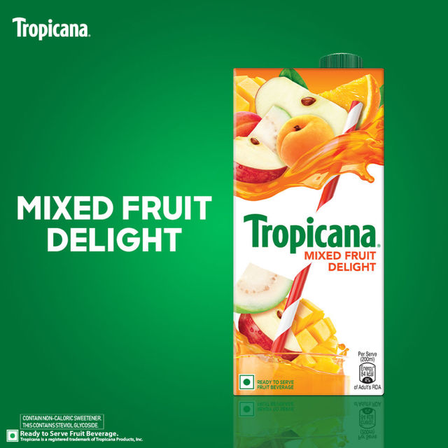 Tropicana Mixed Fruit Delight Juice Tetrapack 1 l Combo