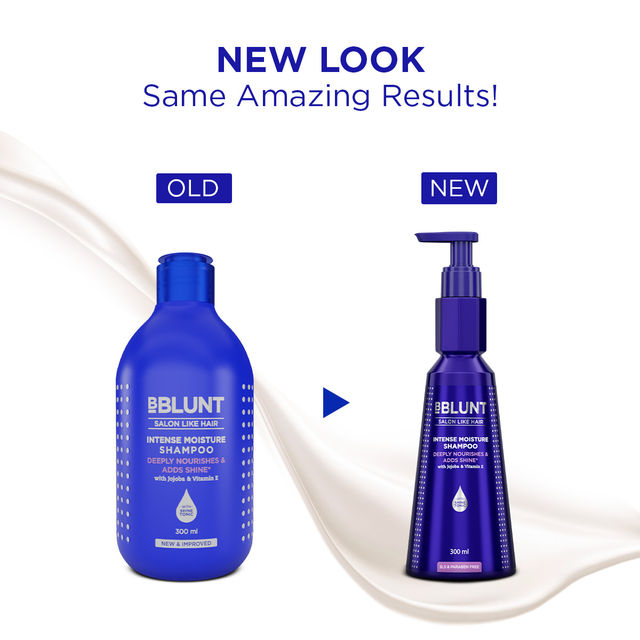 Bblunt Complete Moisture Combo for Healthy Hair with Vitamin E & Jojoba:  Shampoo 300ml & Conditioner 250g & Hair Mask 250g  Combo