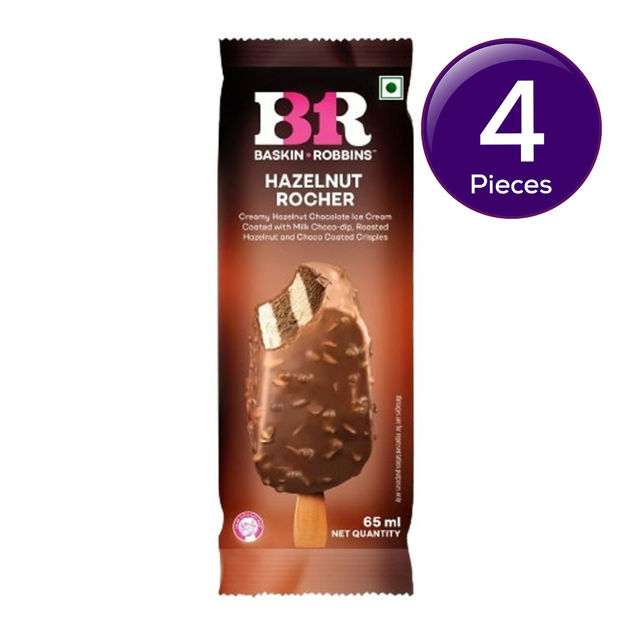 Baskin Robbins Hazelnut Ice Cream Stick 65 ml Combo