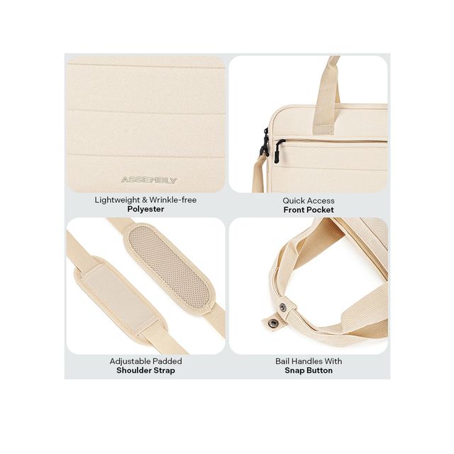 Assembly Float Laptop Messenger - Cream