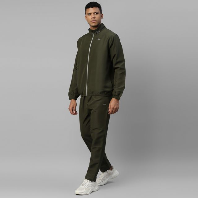 Dida Men's Sports Track Suit | Regular Comfortable Stretchable Dry-Fit | Green - XL