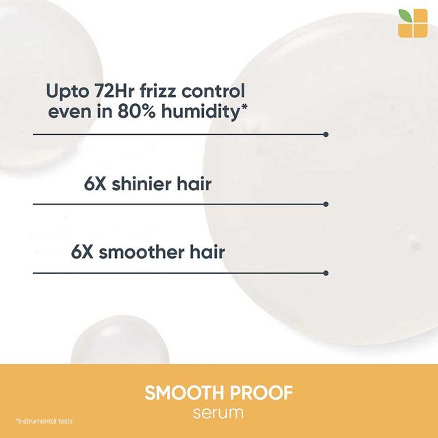 Biolage Smoothproof Shampoo (200ml) & Biolage Smoothproof Conditioner (98g) & Biolage Smoothproof Serum (100ml) Combo
