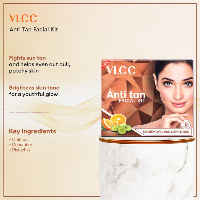 Vlcc Anti Tan Single Facial Kit(60gms) & Vlcc Pedicure-Manicure Hand & Foot Care Kit(1pc) Combo