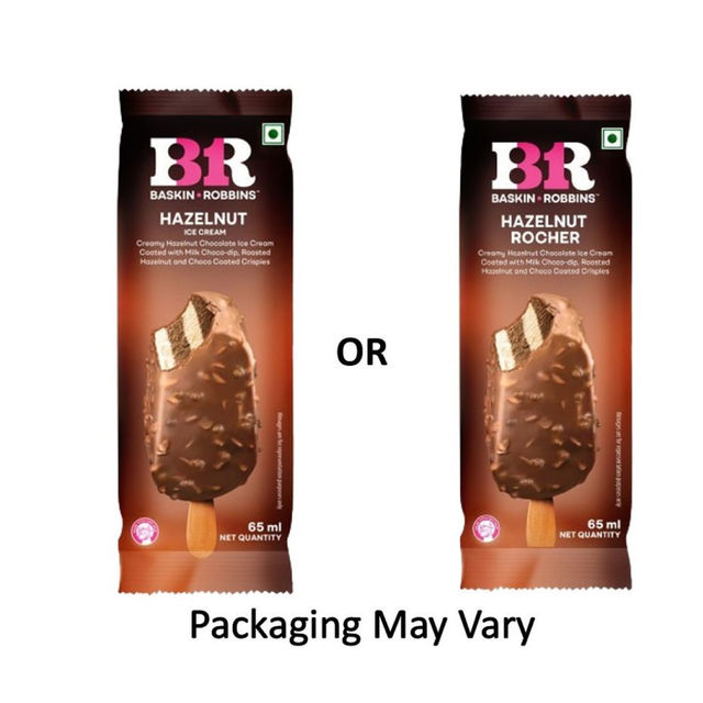 Baskin Robbins Hazelnut Ice Cream Stick 65 ml Combo