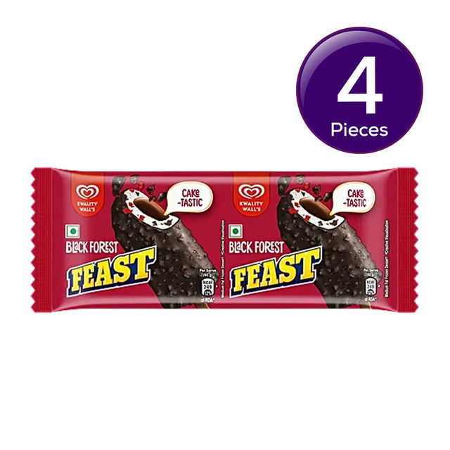 Kwality wall's Feast - Blackforest Stick 70 ml Combo