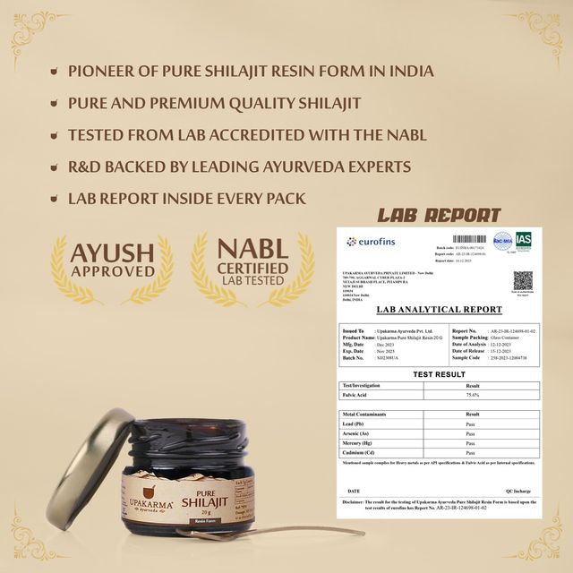 Upakarma Shilajit Resin