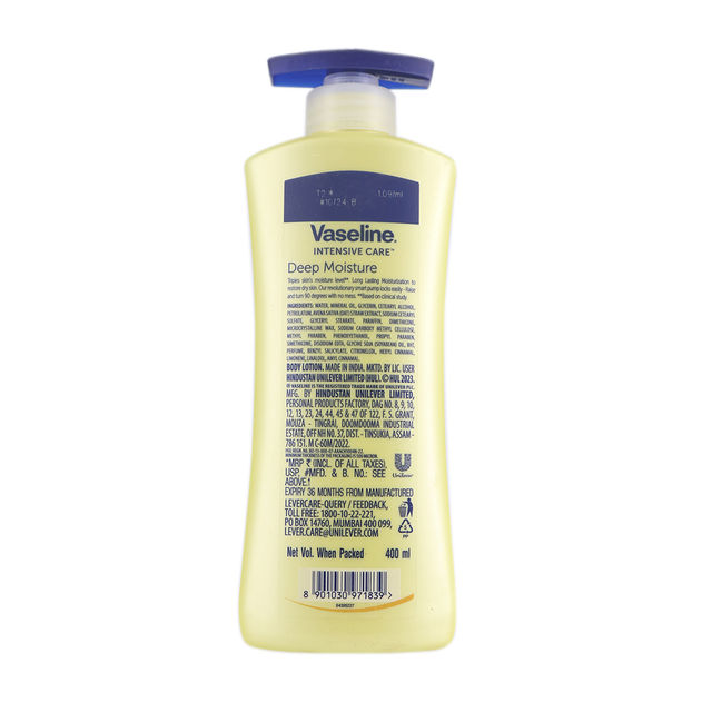 Vaseline Deep Moisture Serum In Lotion Enriched With Glycerin For Nourished Soft Skin
