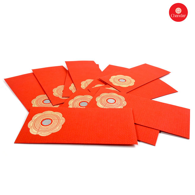 Chnadar Sagan Envelopes With 1 Rs Coin | Pack Of 10