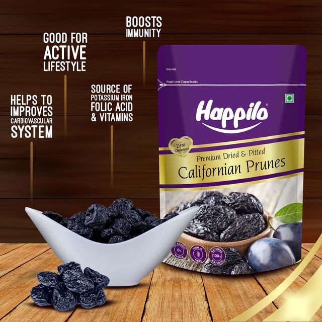 Happilo Premium Californian Pitted Prunes