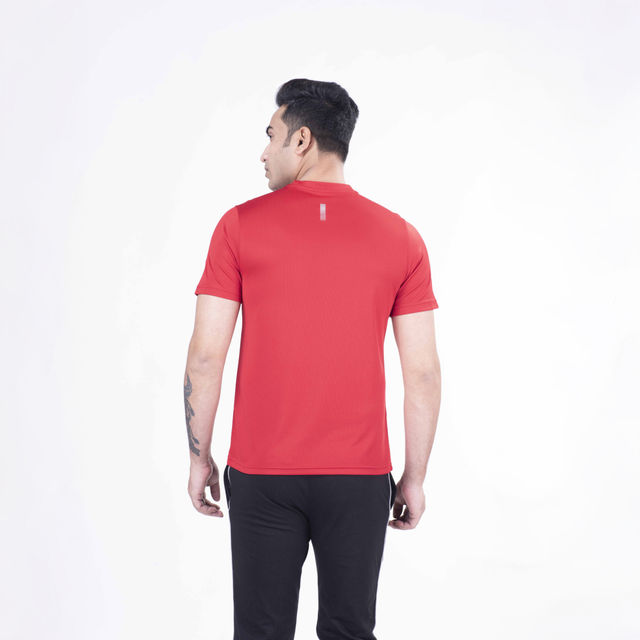 Actimaxx Men Solid Round Neck Chest Logo Dri-Fit T-shirt | Pack Of 2 | L | Colour May Vary