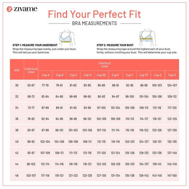 Zivame Women's Beautiful Basics Padded Non Wired 3/4Th Coverage Backless Bra | Red - 32D