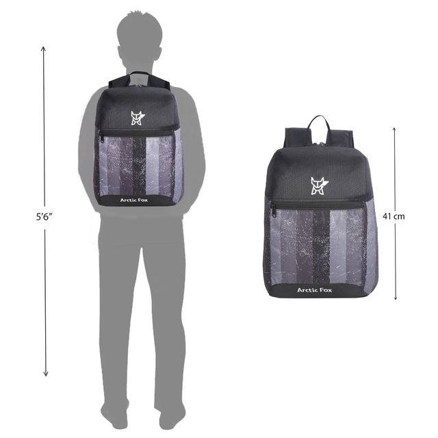 Buy Arctic Fox Unisex Polyester 17 L Backpack | Black Online