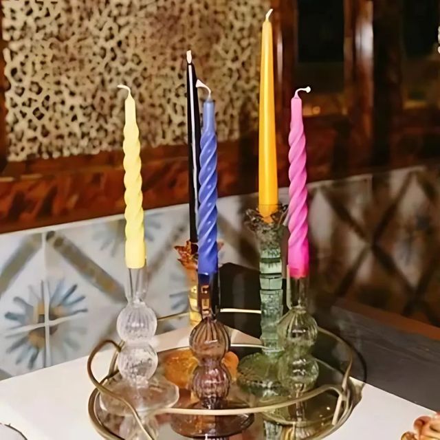 Multicolor Candle (Pack Of 12)