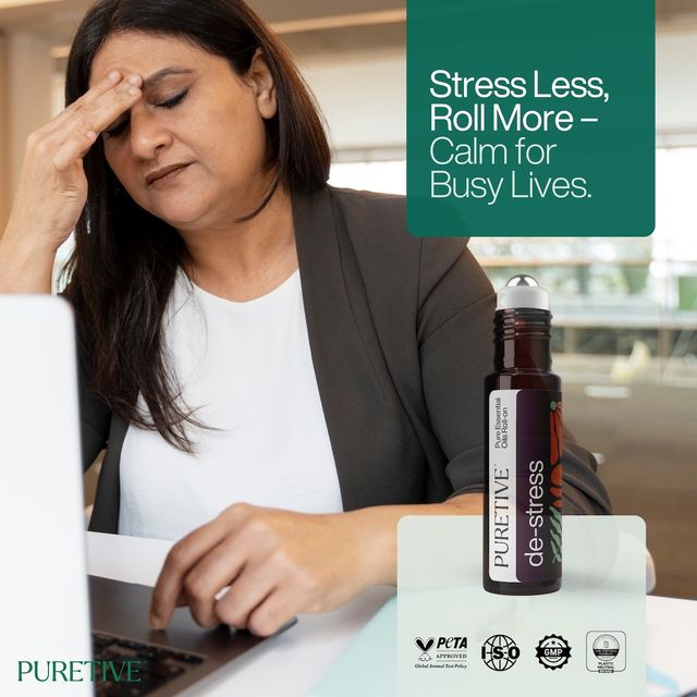 Puretive De-stress Roll On for stress and anxiety