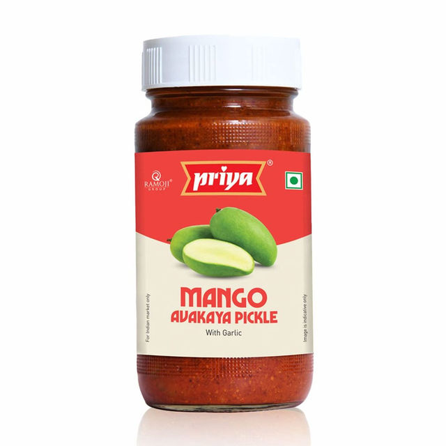 Priya Mango Avankaya Pickle With Garlic 300 g Combo