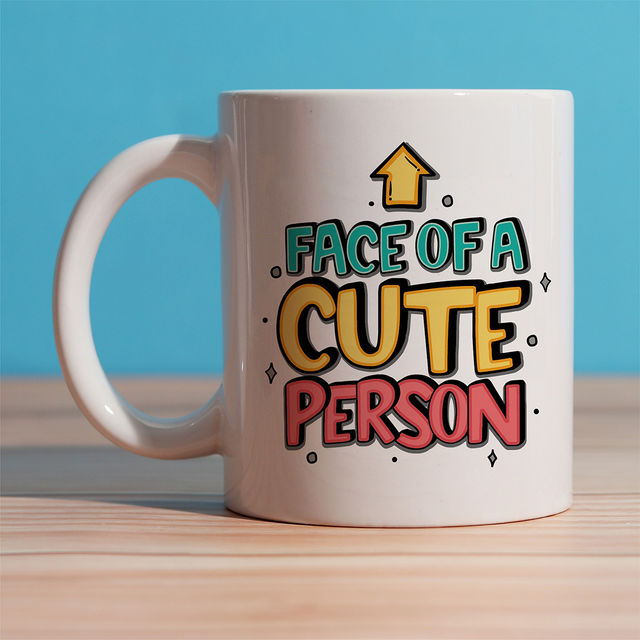 Oye Happy Cute Person Mug
