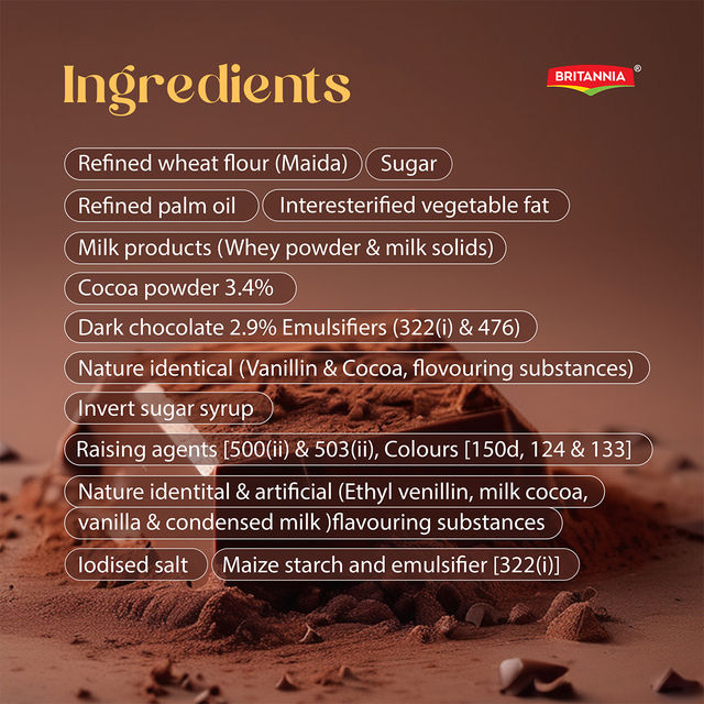 Britannia Pure Magic Choco Stars | Chunky Chocolate Topped Cookie 68.9 g Combo
