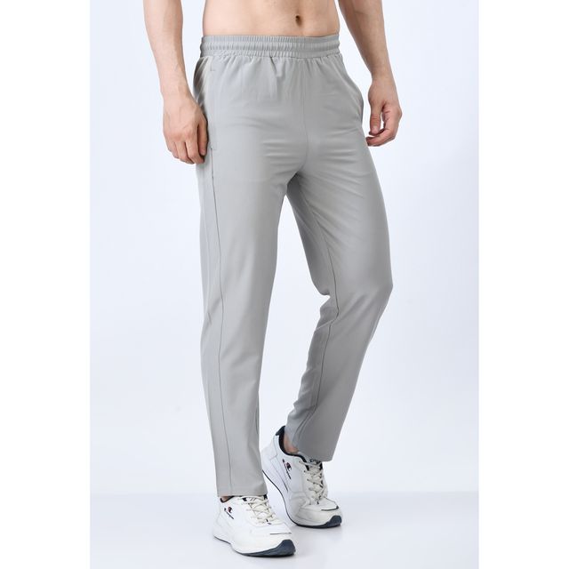 PlayR Men's Running Strike 95% Polyester 5% Spandex | Light Grey - M
