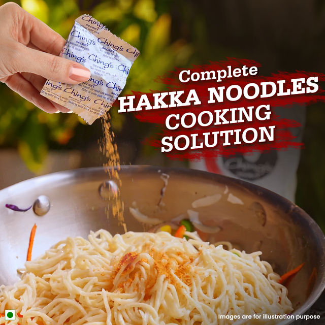 Ching'S Secret Veg Hakka Noodles, Cooks In 5-7 Mins, Just Soak & Drain(140gms) & Ching'S Secret Veg Hakka Noodles, Cooks In 5-7 Mins, Just Soak & Drain(190gms) Combo