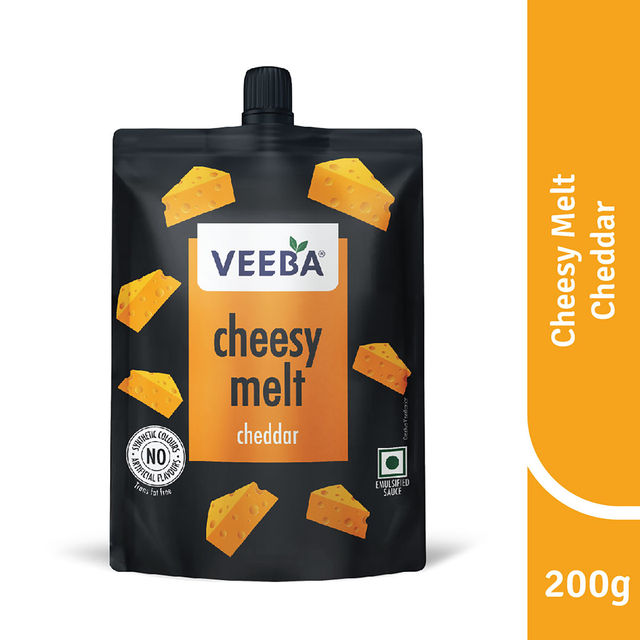 Veeba Cheesy Melt Chilli Paprika Cheesy Spread And Dressing (200g) & Veeba Garlic Cheesy Spread & Dressing Melt Garlic (200g) Combo