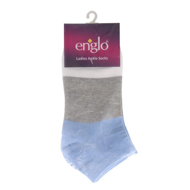 Englo Women's Cotton Ankle Socks | Multicolour - Free Size