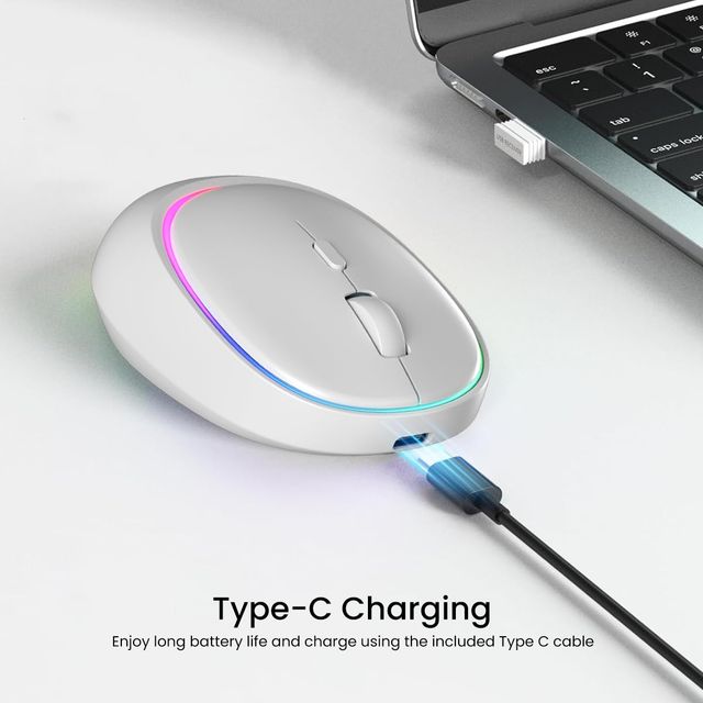 Portronics Toad Iv Wireless Mouse With In Built- White
