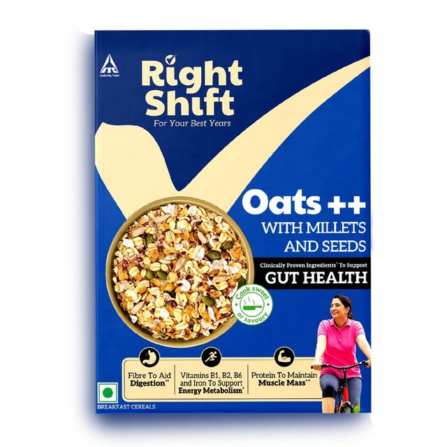 ITC Right Shift Oats++, Millets & Seeds, High Protein Rolled Oats, Helps manage weight