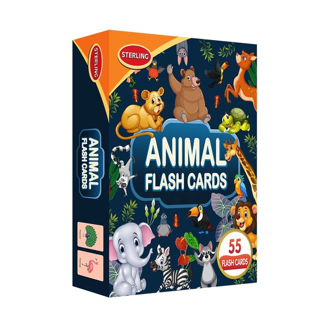 Sterling Animal Flash Card