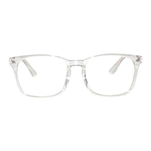Peter Jones Unisex Acetate Eyeglass Frame | Transparent - Free Size