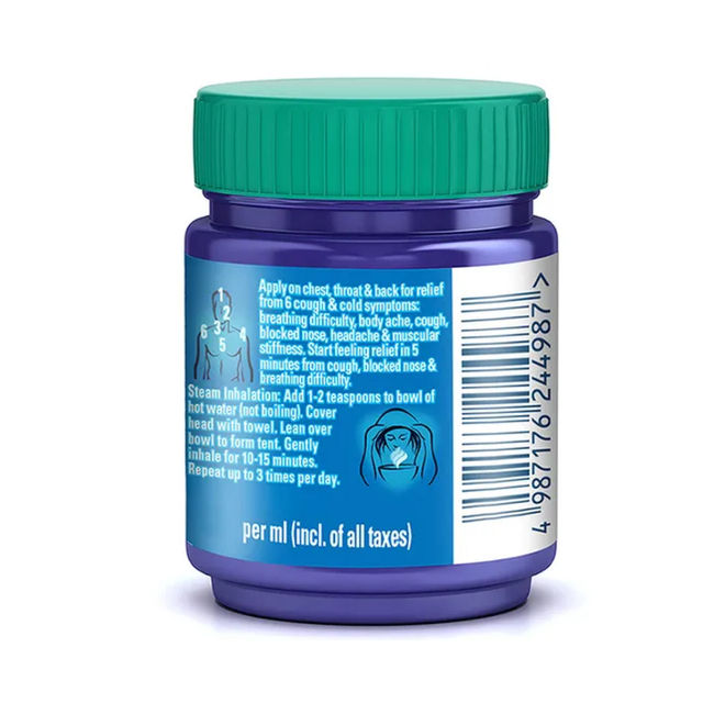 Vicks Vaporub - Relief for Cold, Cough, Congestion