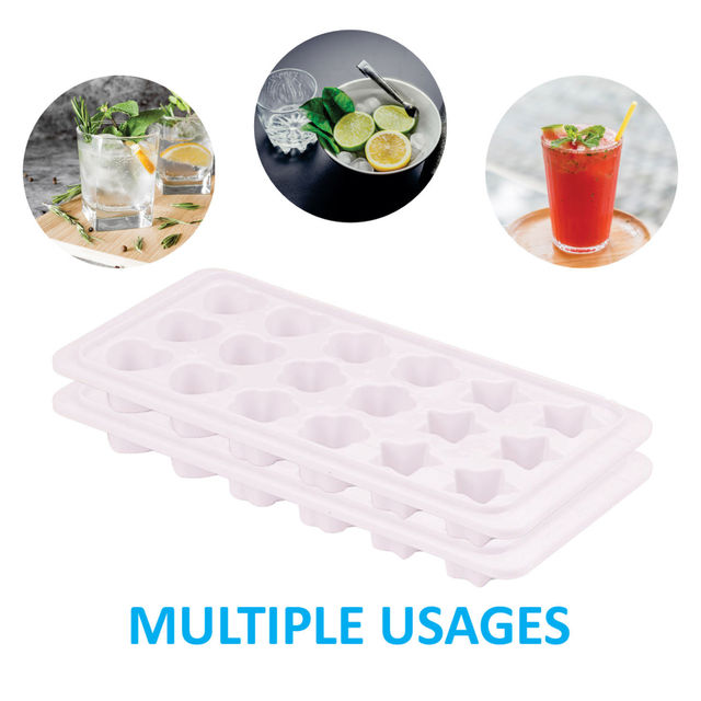 Multi Shape Ice Cube Tray (Set Of 2)