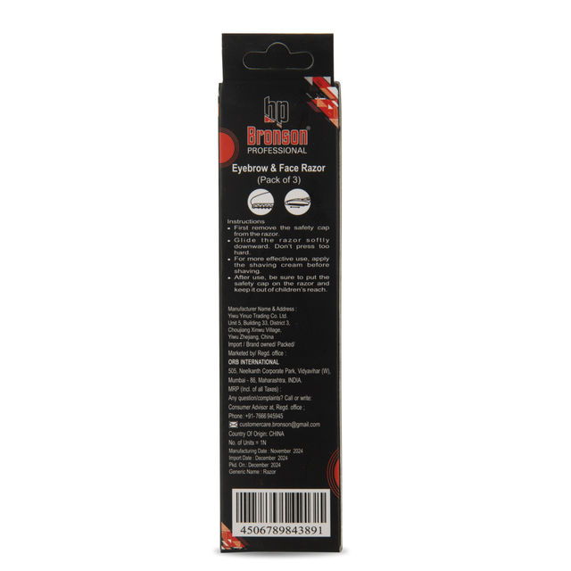 Bronson Professional Eyebrow And Face Razor