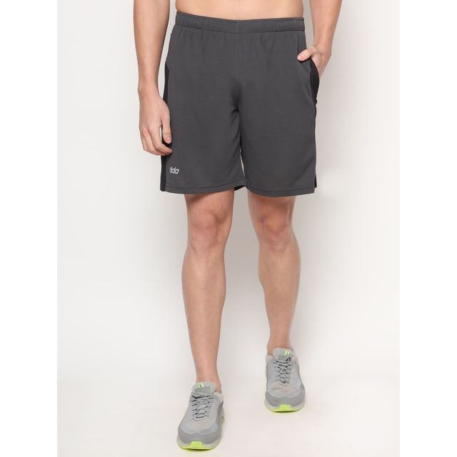 Dida Men's Sports Short | Regular Comfortable Stretchable Dry-Fit - L | Grey