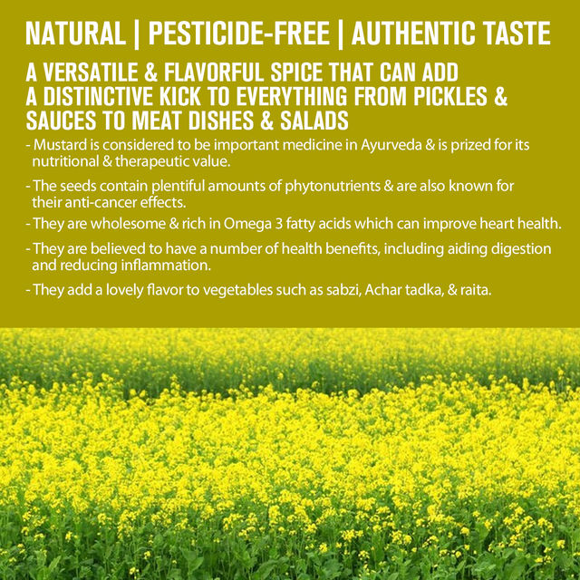Safe Harvest Pesticide-Free Mustard