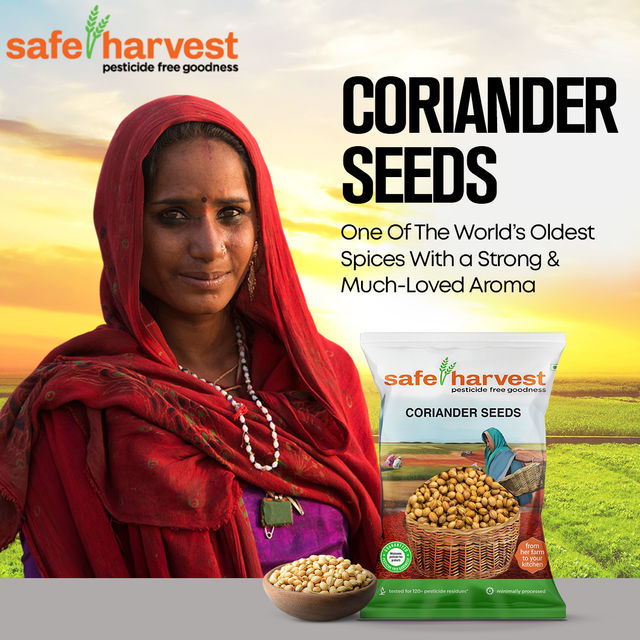 Safe Harvest Pesticide-Free Coriander Seeds