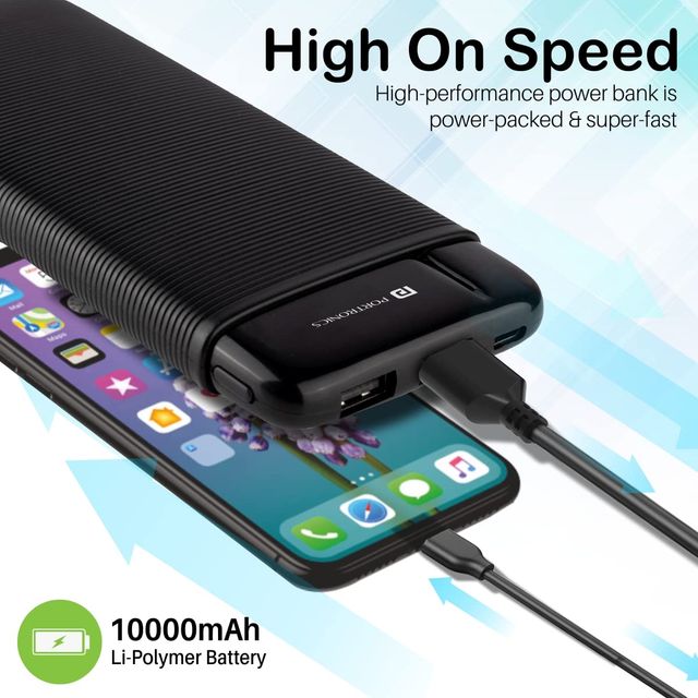 Portronics Power Pro 10000 Mah Power Bank With Dual Output