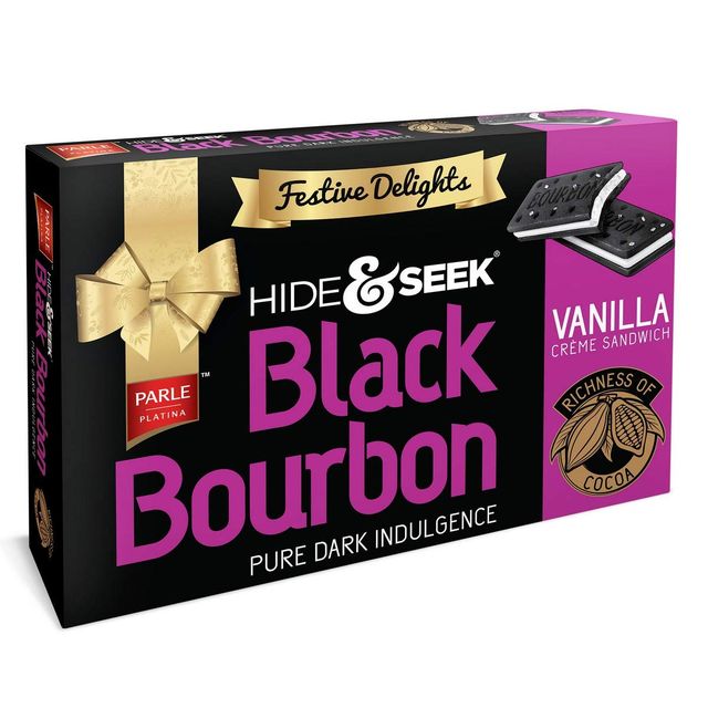 Parle Hide & Seek Black Bourboun Vanilla Biscuits
