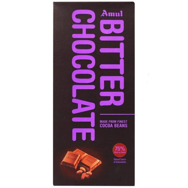 Amul Chocolate - 90% Bitter,
