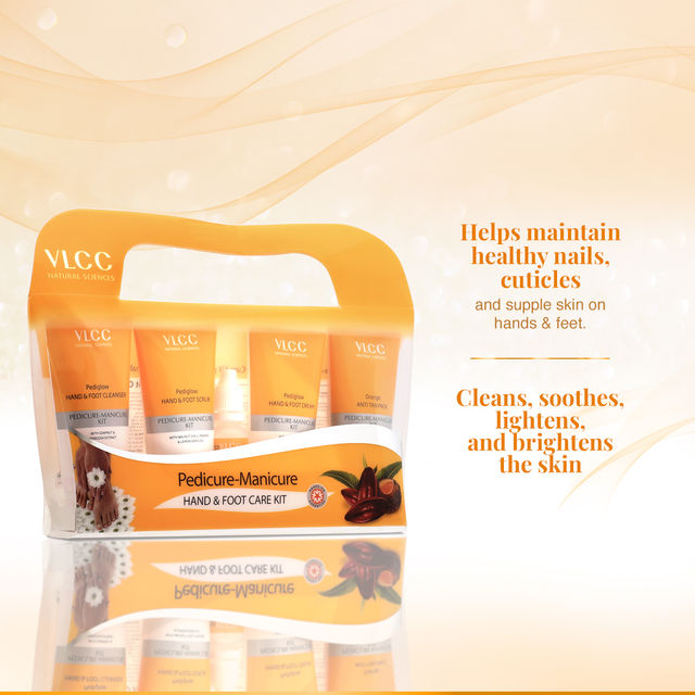 Vlcc Diamond Single Facial Kit(60gms) & Vlcc Pedicure-Manicure Hand & Foot Care Kit(1pc) Combo