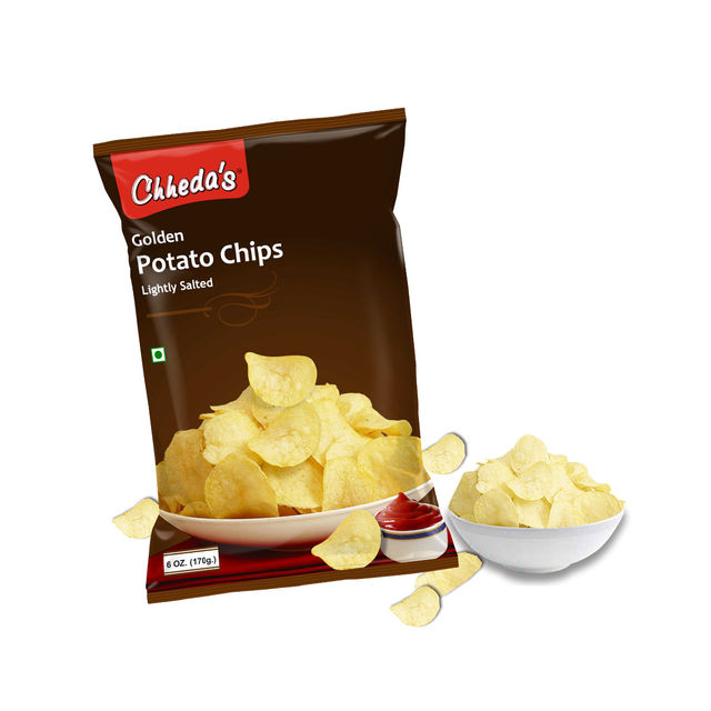 Chheda's Golden Plain Salted Chips