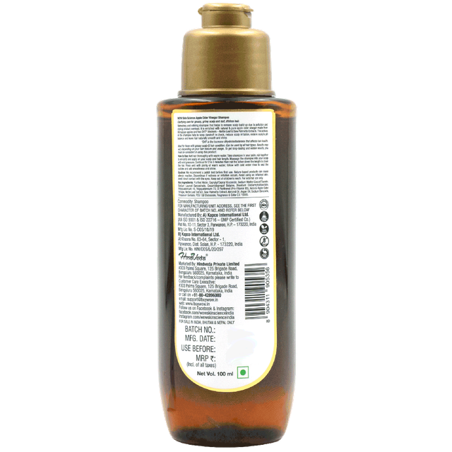 Wow Skin Science Apple Cider Vinegar Shampoo