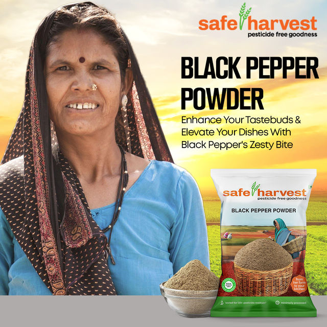 Safe Harvest Black Pepper Powder 