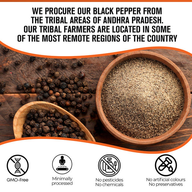 Safe Harvest Black Pepper Powder 