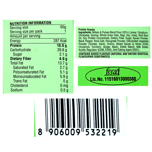 Ritebite Max Protein Spanish Tomato 10G Multigrain Protein Chips, Healthy Snacks & Munchies