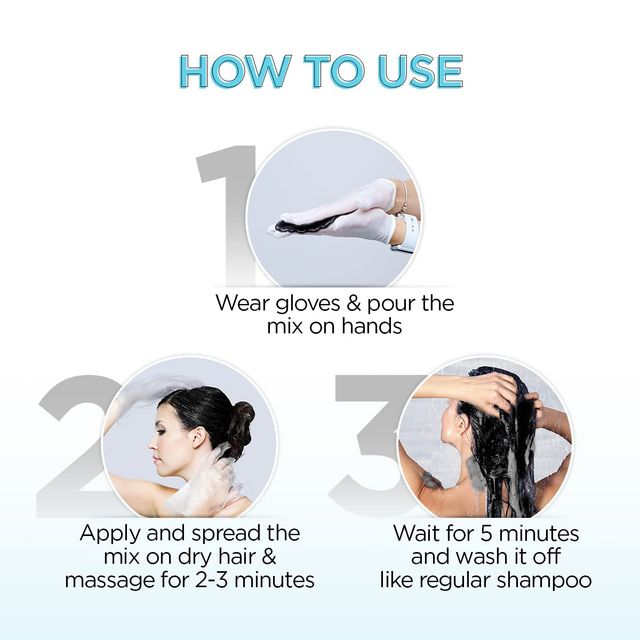 Bblunt Natural Black 5 Minute Shampoo Hair Colour For 100% Grey Coverage