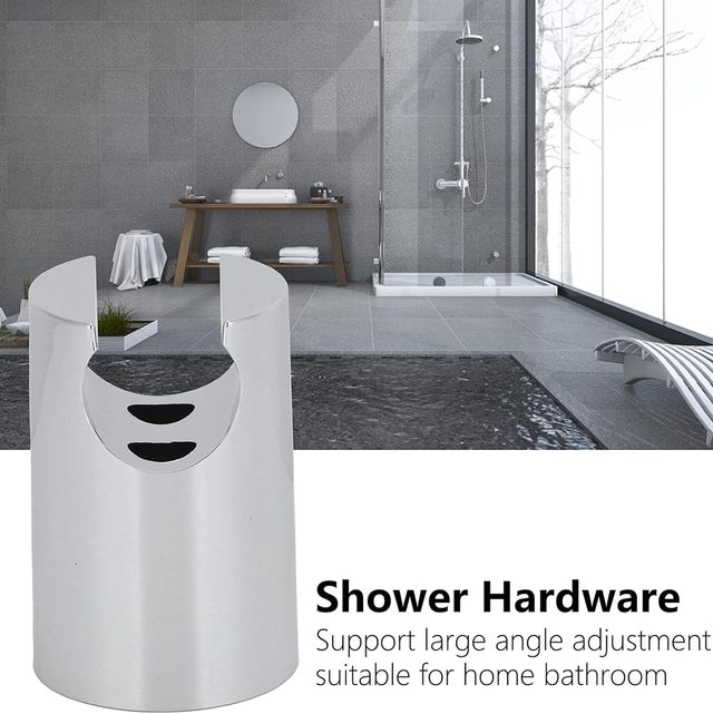 Agmeco C.P. ABS Wall Bracket for Telephonic Shower - Durable | Adjustable & Easy Installation